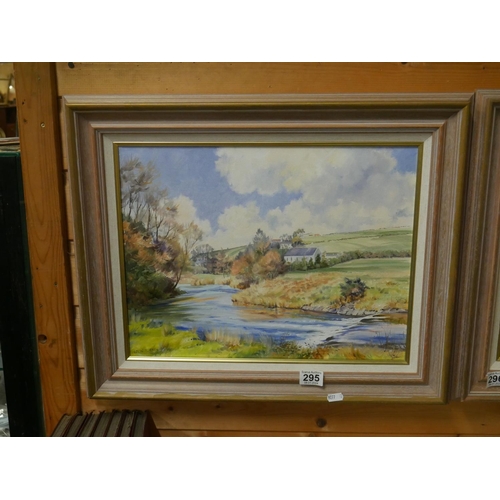 295 - COLIN TURNER OIL PAINTING