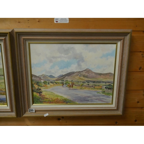 296 - COLIN TURNER OIL PAINTING