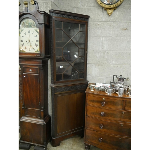 336 - EDWARDIAN CORNER CABINET