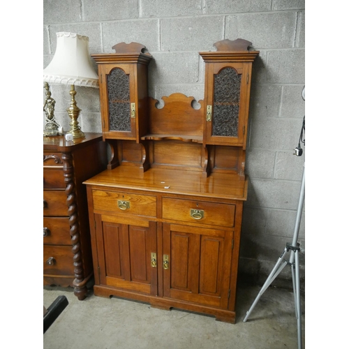 345 - ARTS & CRAFTS WALNUT DRESSER