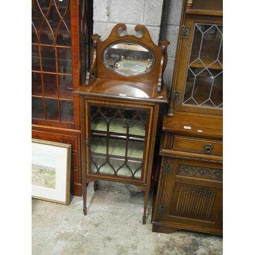 358 - INLAID DISPLAY CABINET