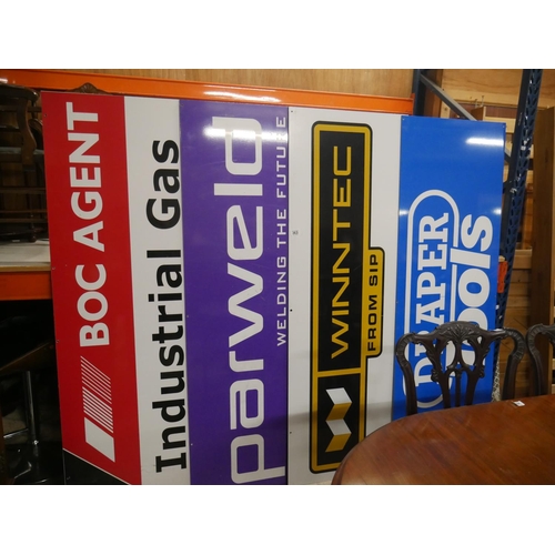 363 - 4 ADVERTISING SIGNS