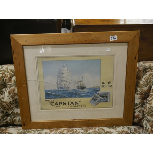 394 - WILLS CAPSTAN PRINT