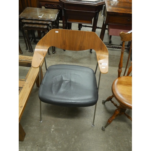 407 - RETRO BENTWOOD DESK CHAIR