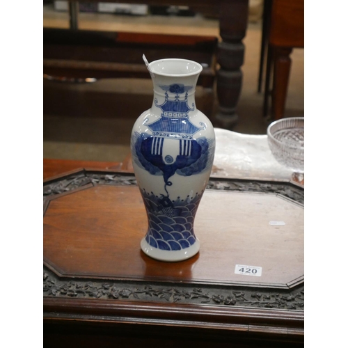 421 - ORIENTAL VASE