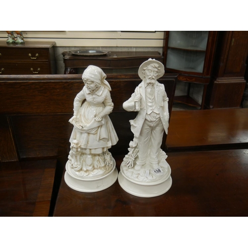 438 - 2 PORCELAIN FIGURES