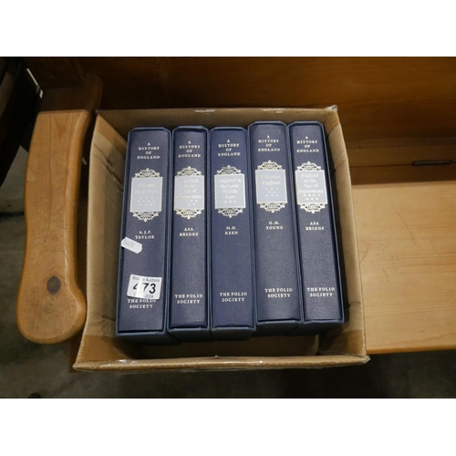 473 - HISTORY OF ENGLAND X 5 VOLUMES