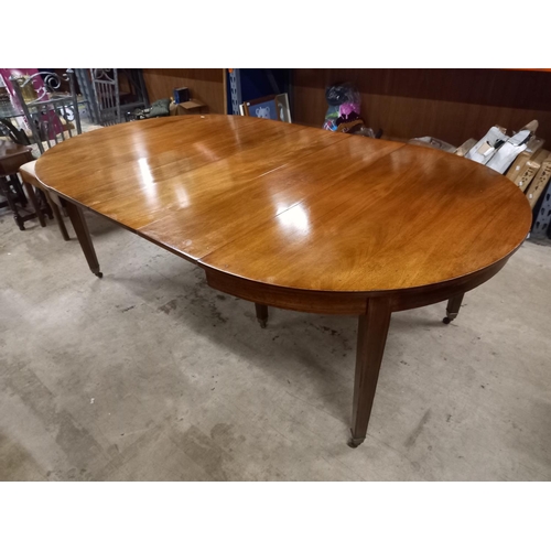 503 - GEORGIAN 3 LEAF EXTENSION TABLE