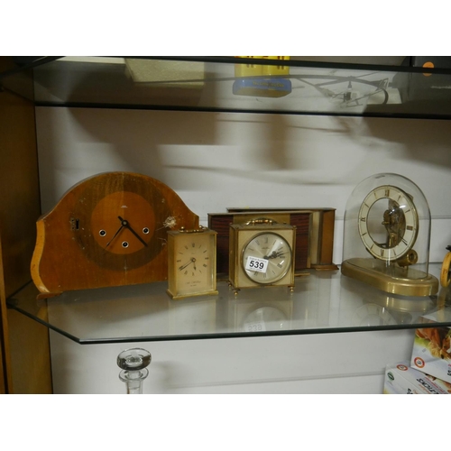 539 - LOT OF CLOCKS