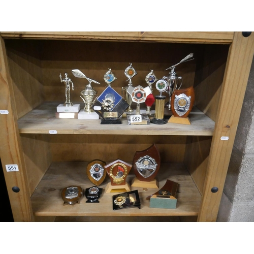 552 - LOT OF TROPHIES