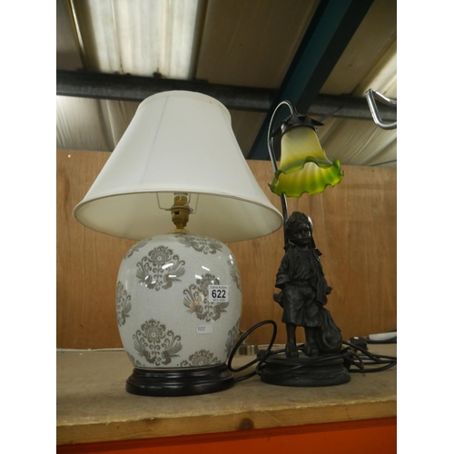 622 - 2 TABLE LAMPS