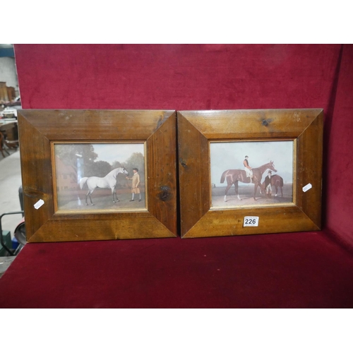 226 - 2 EQUESTRIAN PRINTS