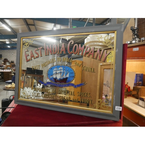 239 - EAST INDIAN ADVERTISING MIRROR