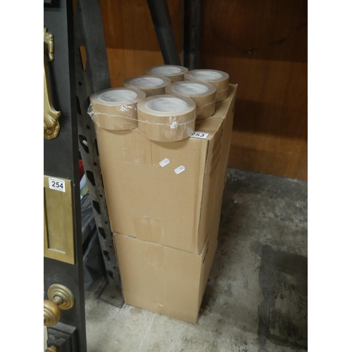 253 - 2 BOXES OF INDUSTRIAL TAPE