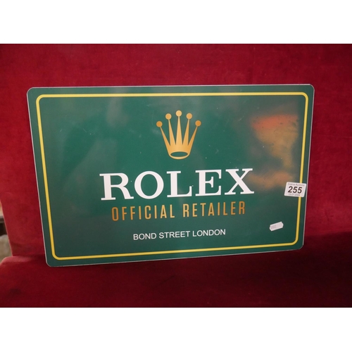 255 - ROLEX SIGN