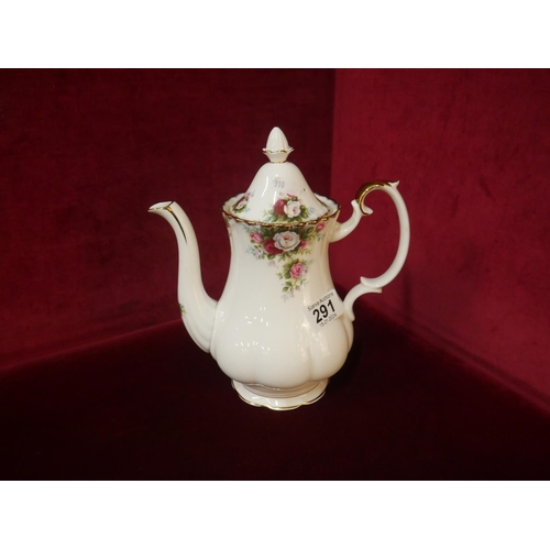 291 - ROYAL ALBERT COFFEE POT