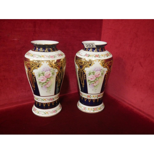 293 - PAIR OF VASES