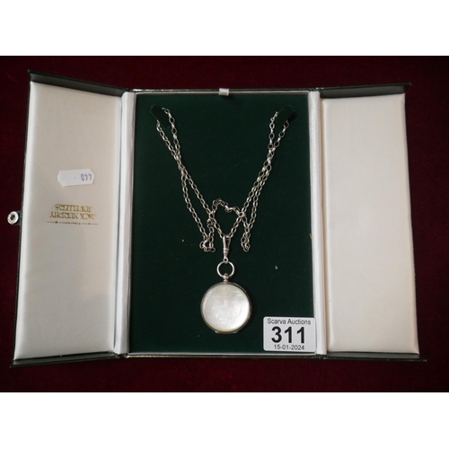 311 - SILVER CHAIN & PENDANT