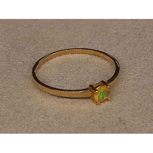 318 - 10CT GOLD RING SIZE Q