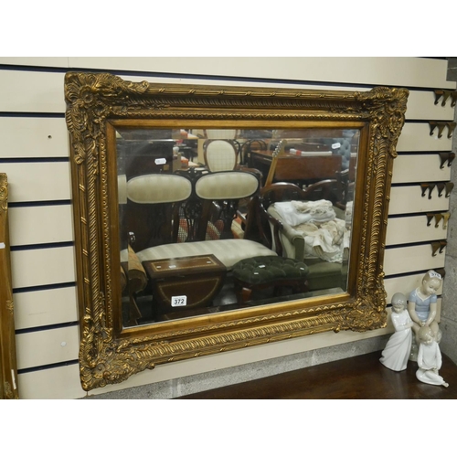 372 - GILT MIRROR