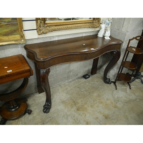 373 - IRISH VICTORIAN CONSOLE TABLE