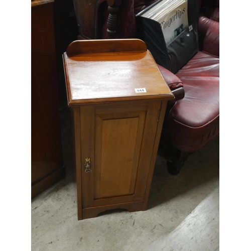 444 - WALNUT BEDSIDE CABINET