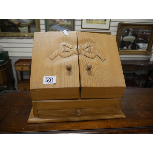 501 - PINE ENVELOPE BOX