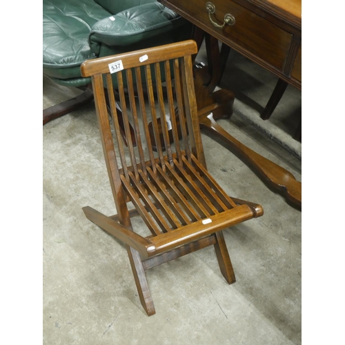 537 - CHILDS CHAIR