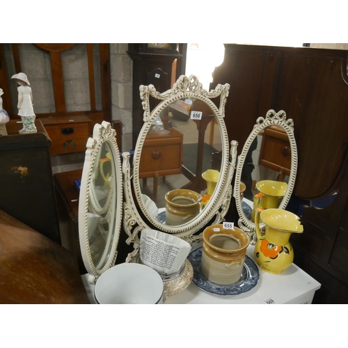 656 - DRESSING TABLE MIRROR