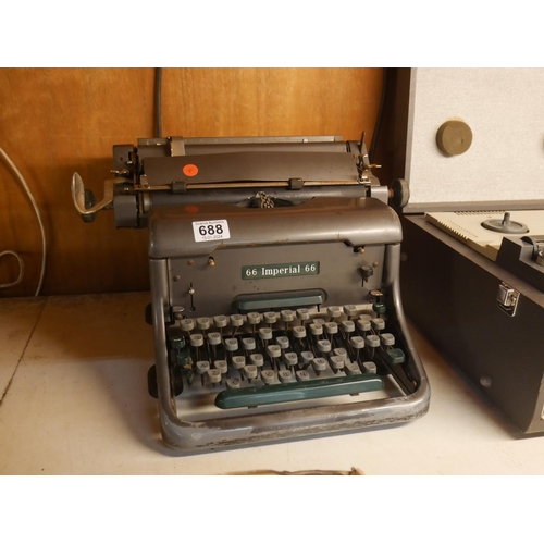 688 - IMPERIAL TYPEWRITER