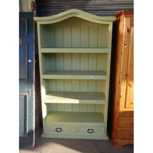 105 - PAINTED BOOKCASE