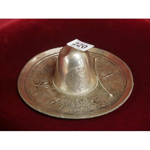 220 - STERLING SILVER SOMBRERO