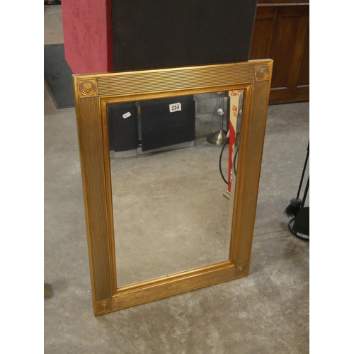 224 - GILT MIRROR