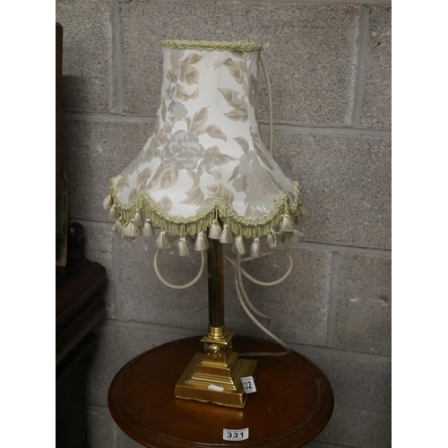 332 - BRASS TABLE LAMP