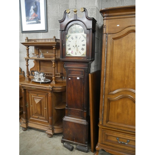 340 - ANTIQUE GRANDFATHER CLOCK