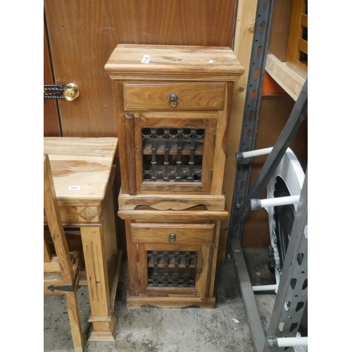 358 - PAIR OF MEXICAN PINE LOCKERS