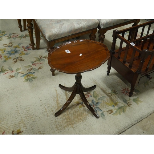 361 - MAHOGANY WINE TABLE