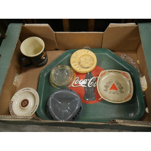 441 - BOX OF ADVERTISING ITEMS