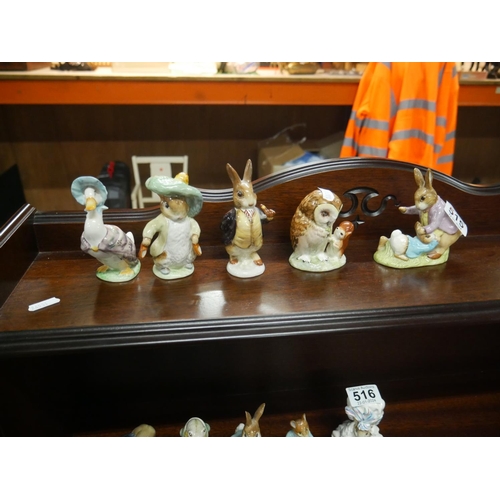 515 - 5 BESWICK BUNNYKINS FIGURES