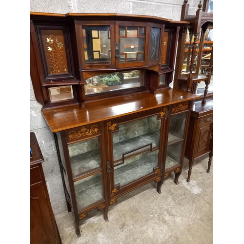 562 - INLAID DISPLAY CABINET