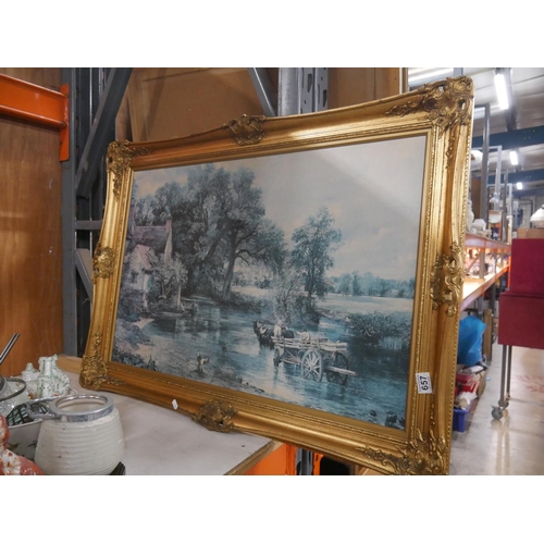 657 - GILT FRAMED PRINT