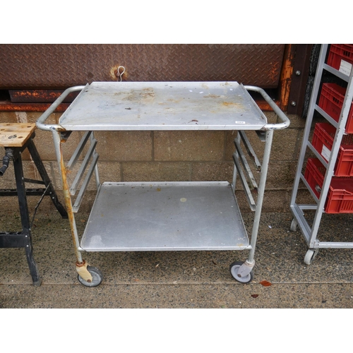 102 - STAINLESS STEEL TROLLEY