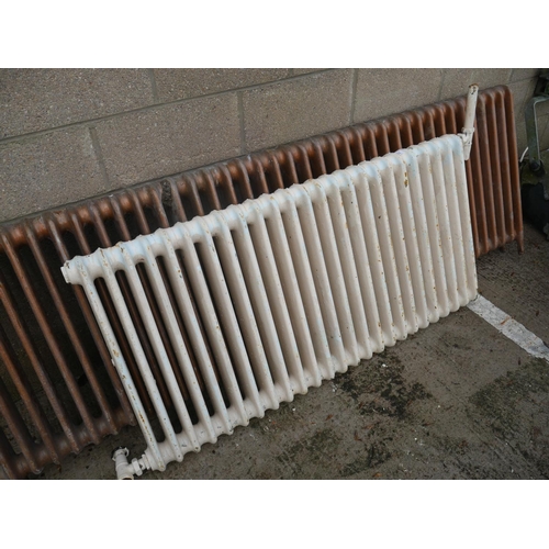 11 - CAST IRON RADIATOR APPROX 5ft LONG