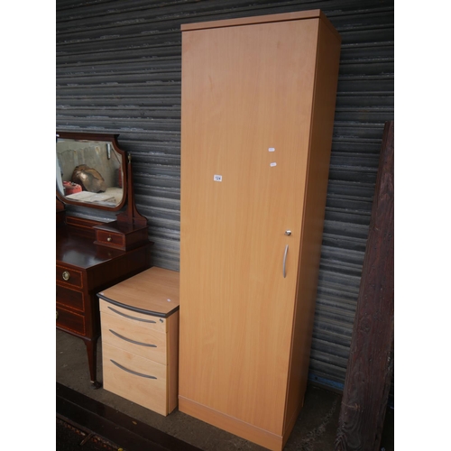 124 - 2 OFFICE CABINETS