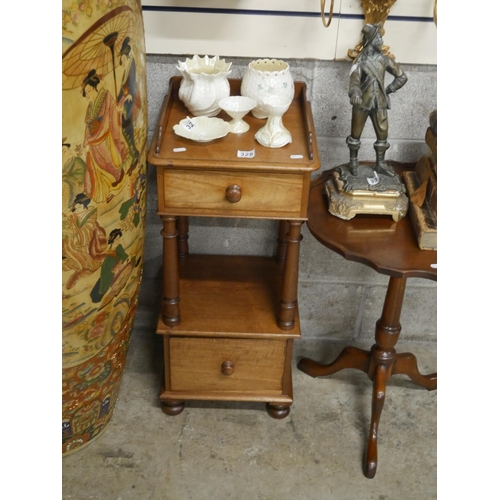 328 - VICTORIAN MAHOGANY PEDESTAL CABINET