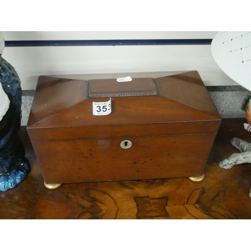 353 - VICTORIAN SEWING BOX