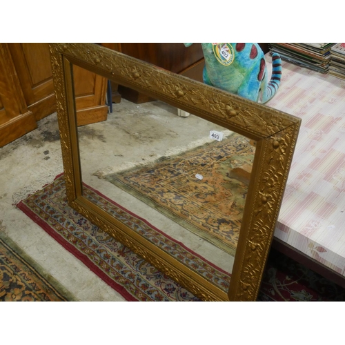 403 - LARGE VICTORIAN GILT FRAMED MIRROR