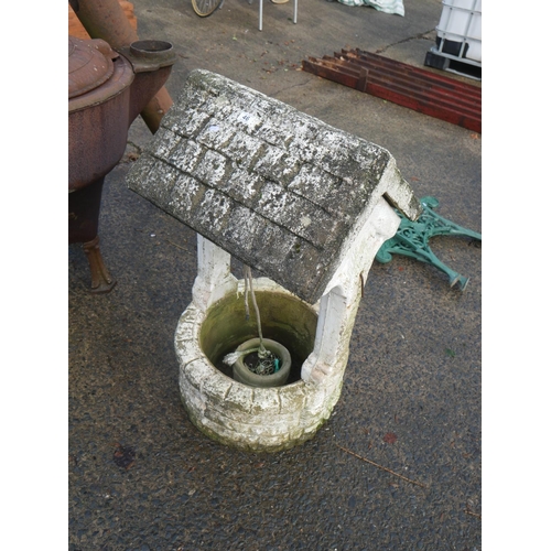 46 - CONCRETE WISHING WELL