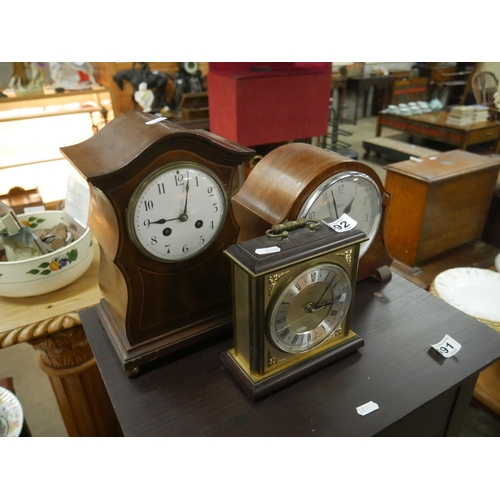 492 - LOT OF CLOCKS