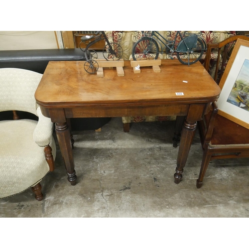 498 - VICTORIAN TURNOVER LEAF TABLE